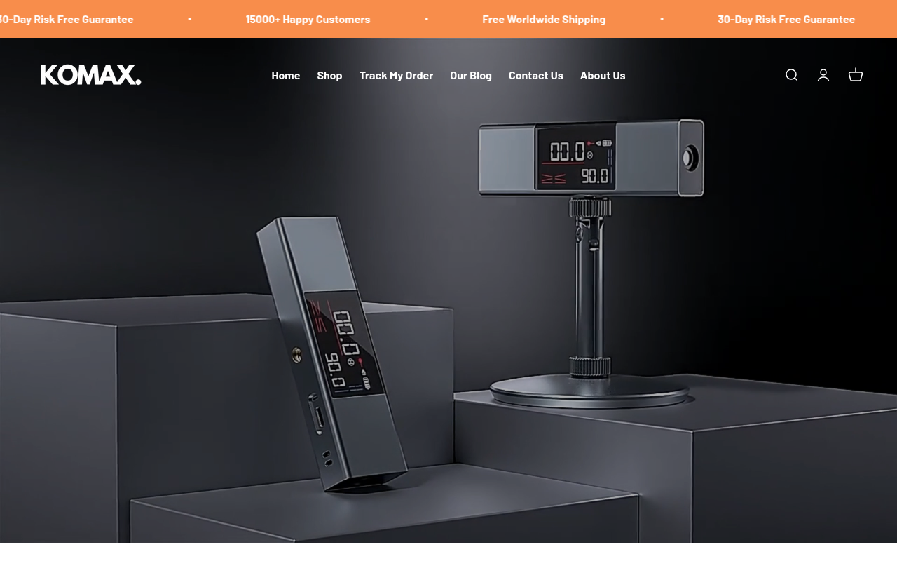 Screenshot van komaxtool.com