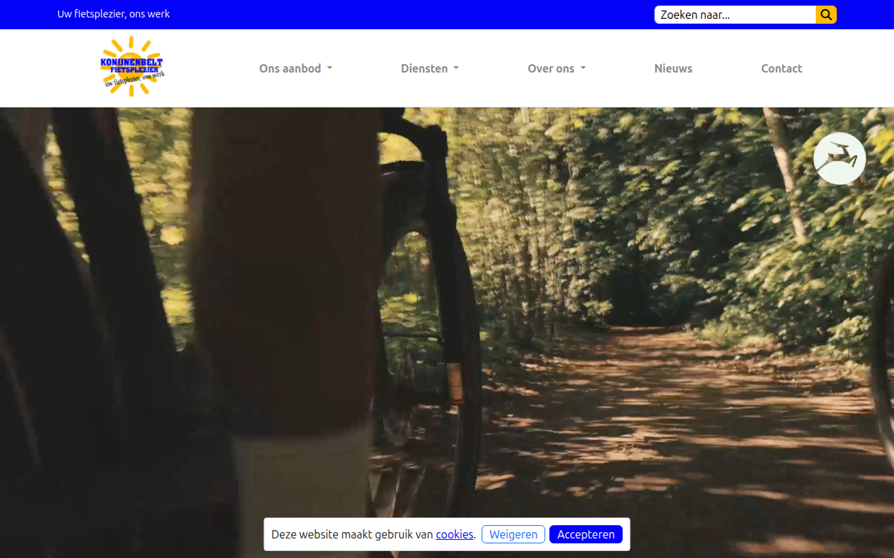 Screenshot van konijnenbelt-fietsplezier.nl