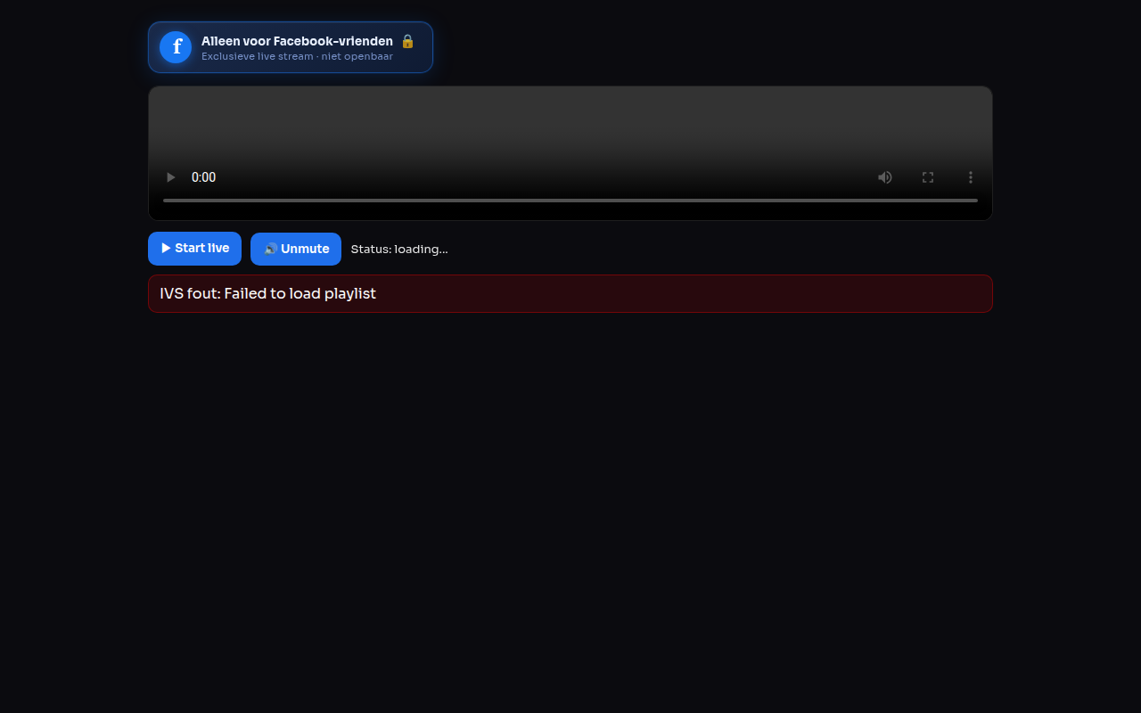 Screenshot van kontaktradio.nl