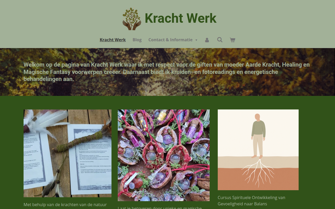 Screenshot van krachtw.nl