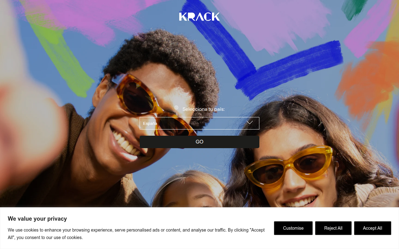 Screenshot van krackonline.com