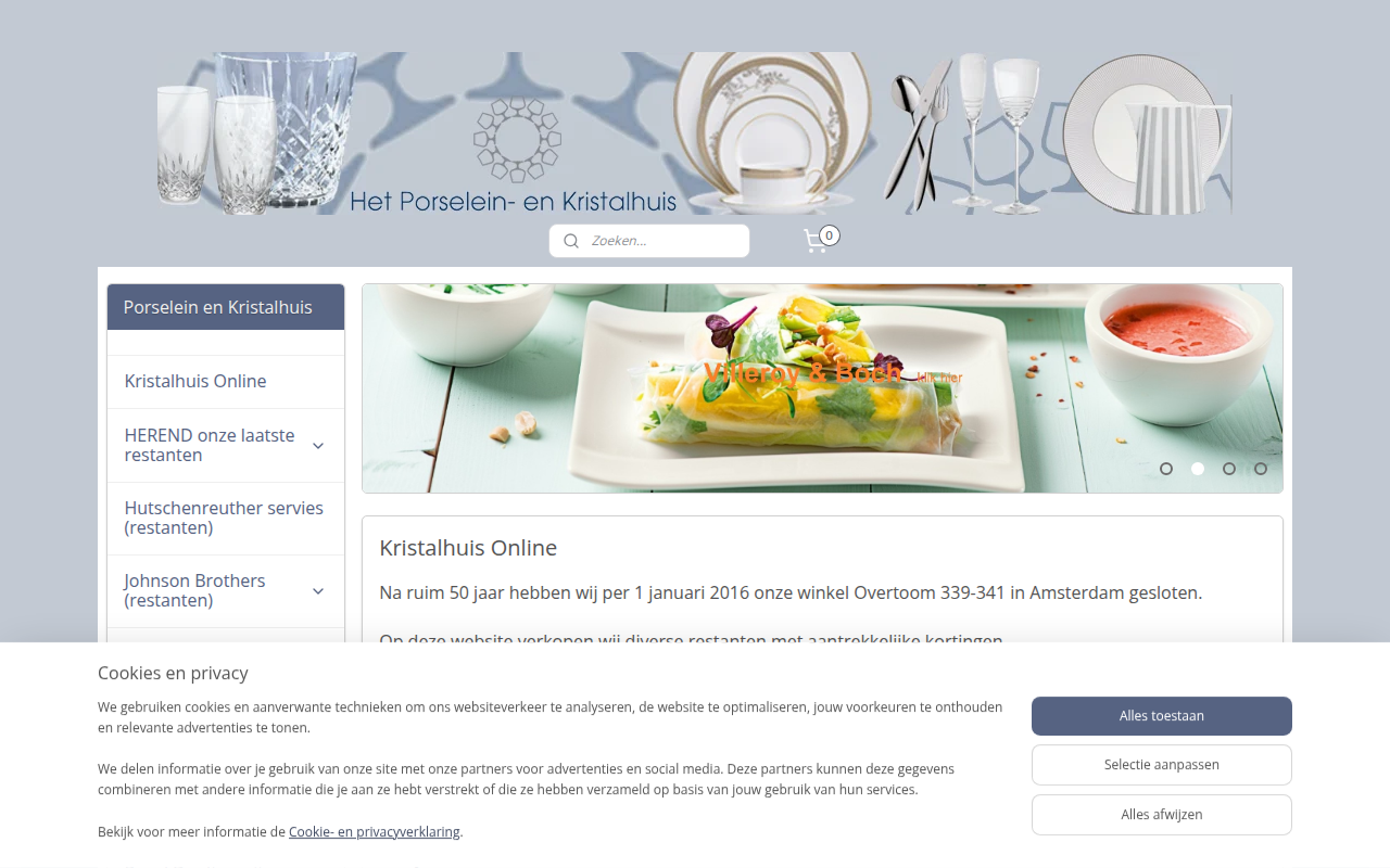 Screenshot van kristalhuis-webshop.nl