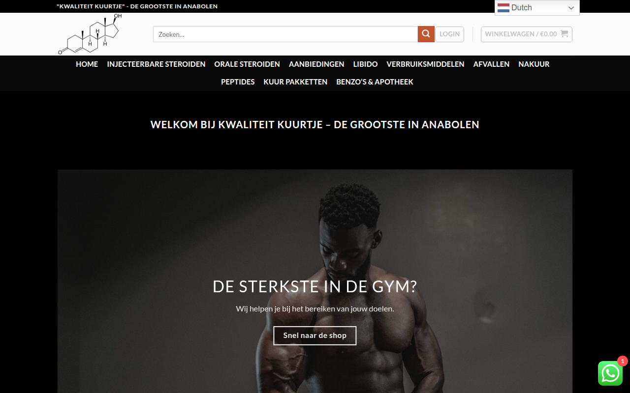Screenshot van kwaliteitkuurtje.com