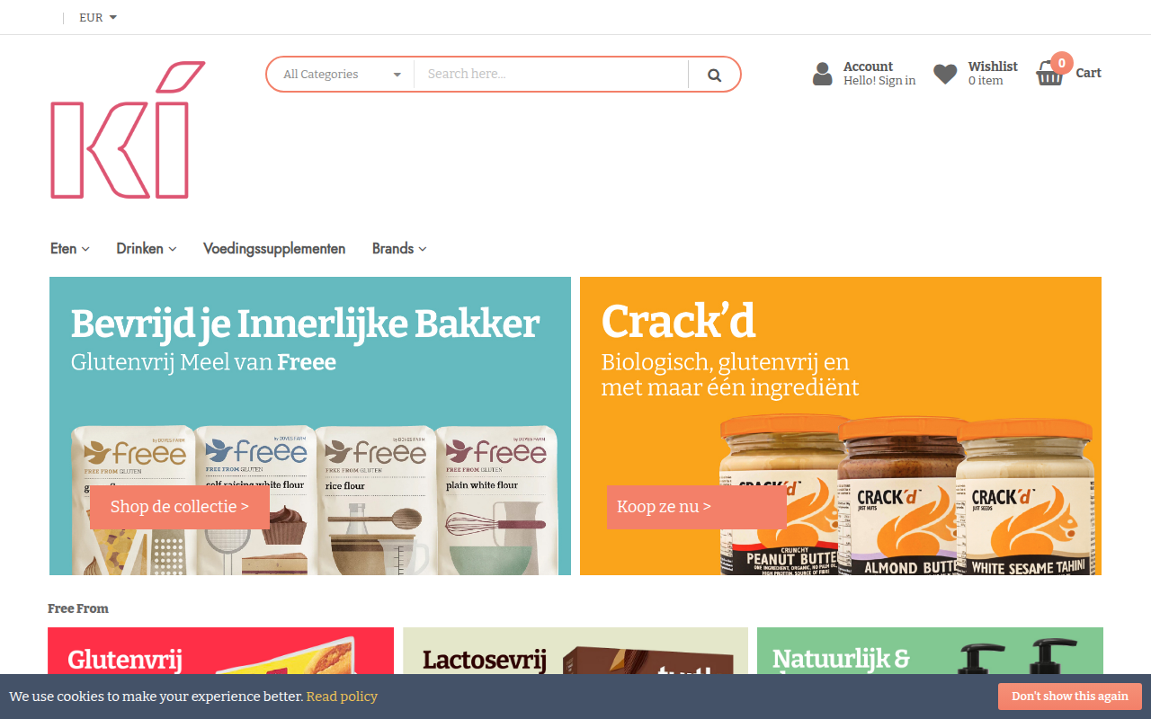 Screenshot van kyss.nl