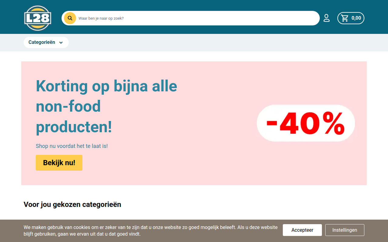 Screenshot van l28.nl