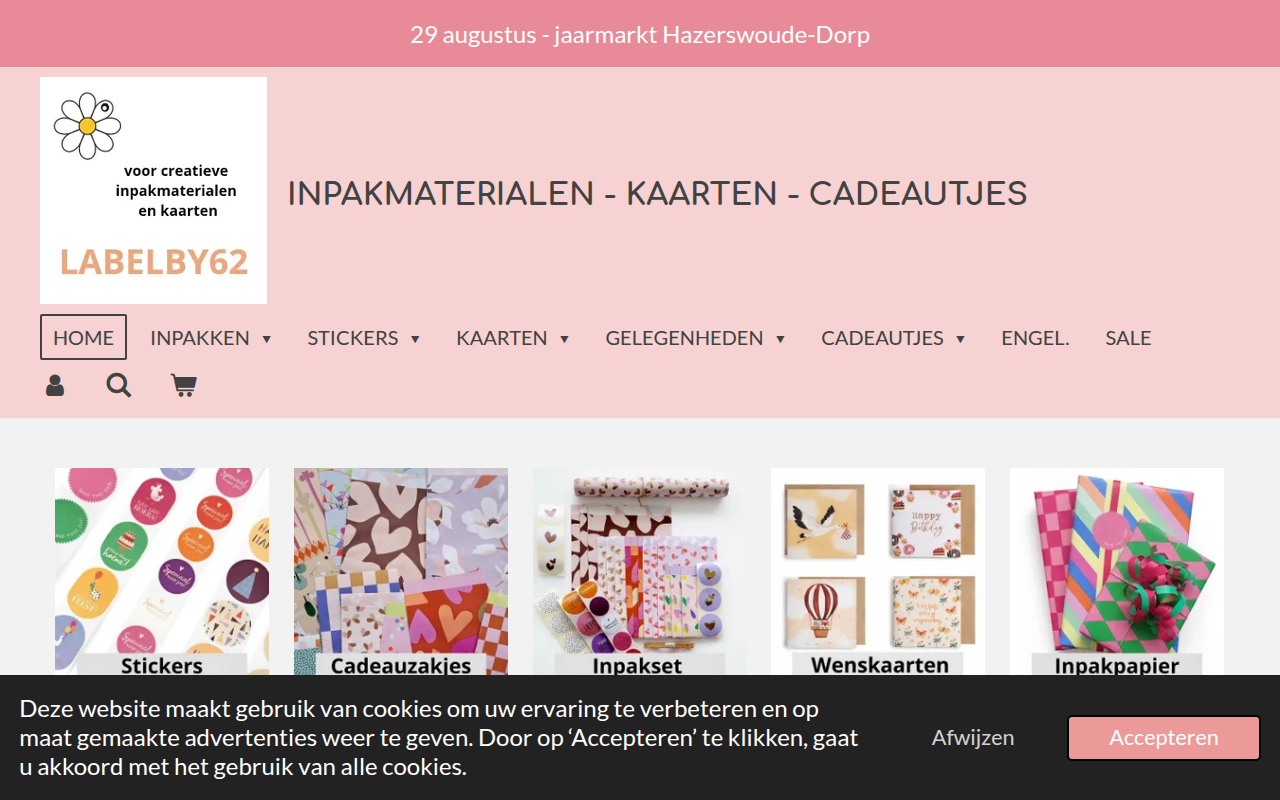 Screenshot van Label by 62