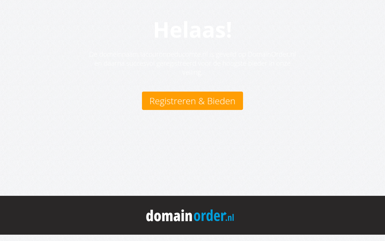 Screenshot van lacouronneducomte.nl