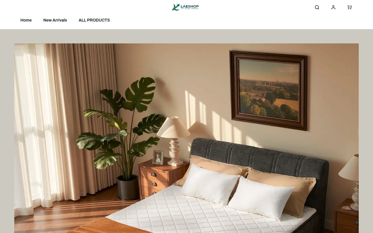 Screenshot van laeshop.com