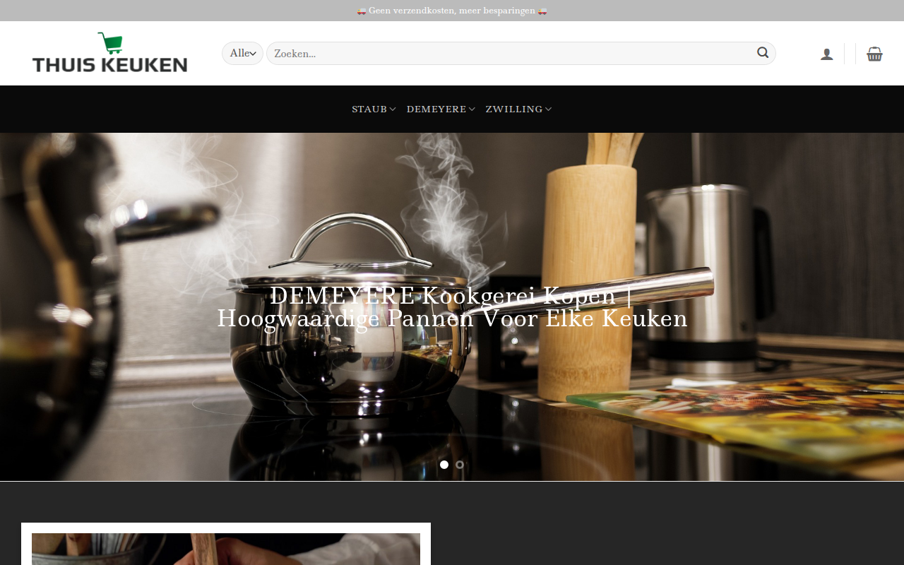Screenshot van lageprijskeuken.com