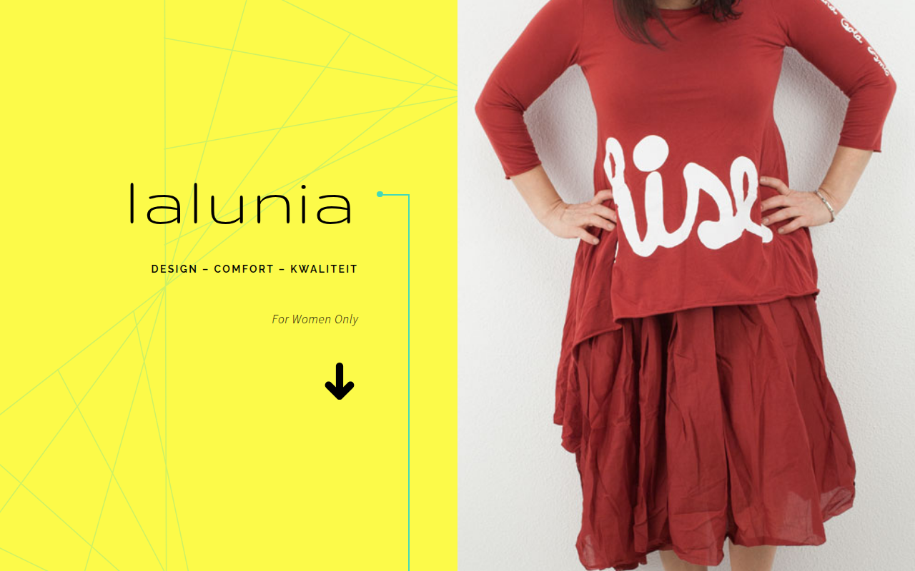 Screenshot van Lalunia-shop