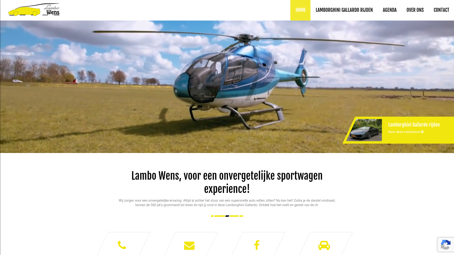 Screenshot van lambowens.nl