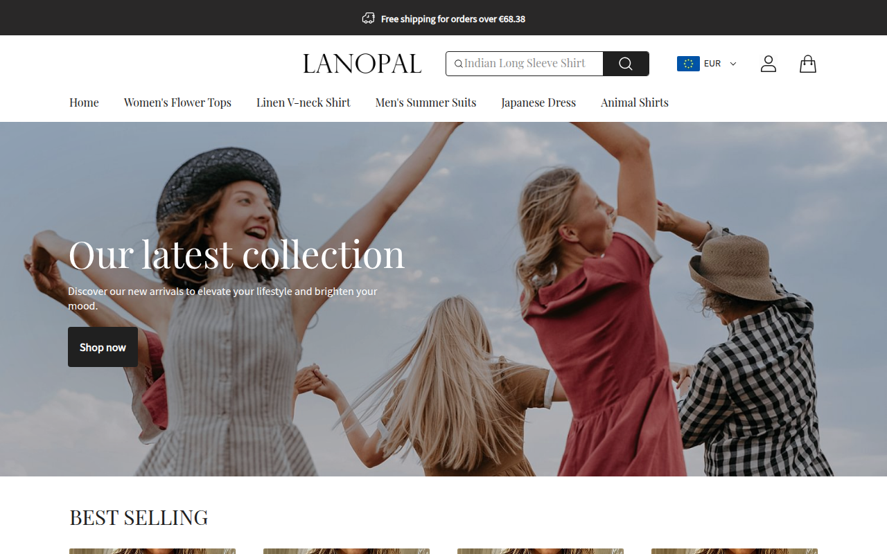 Screenshot van lanopal.com