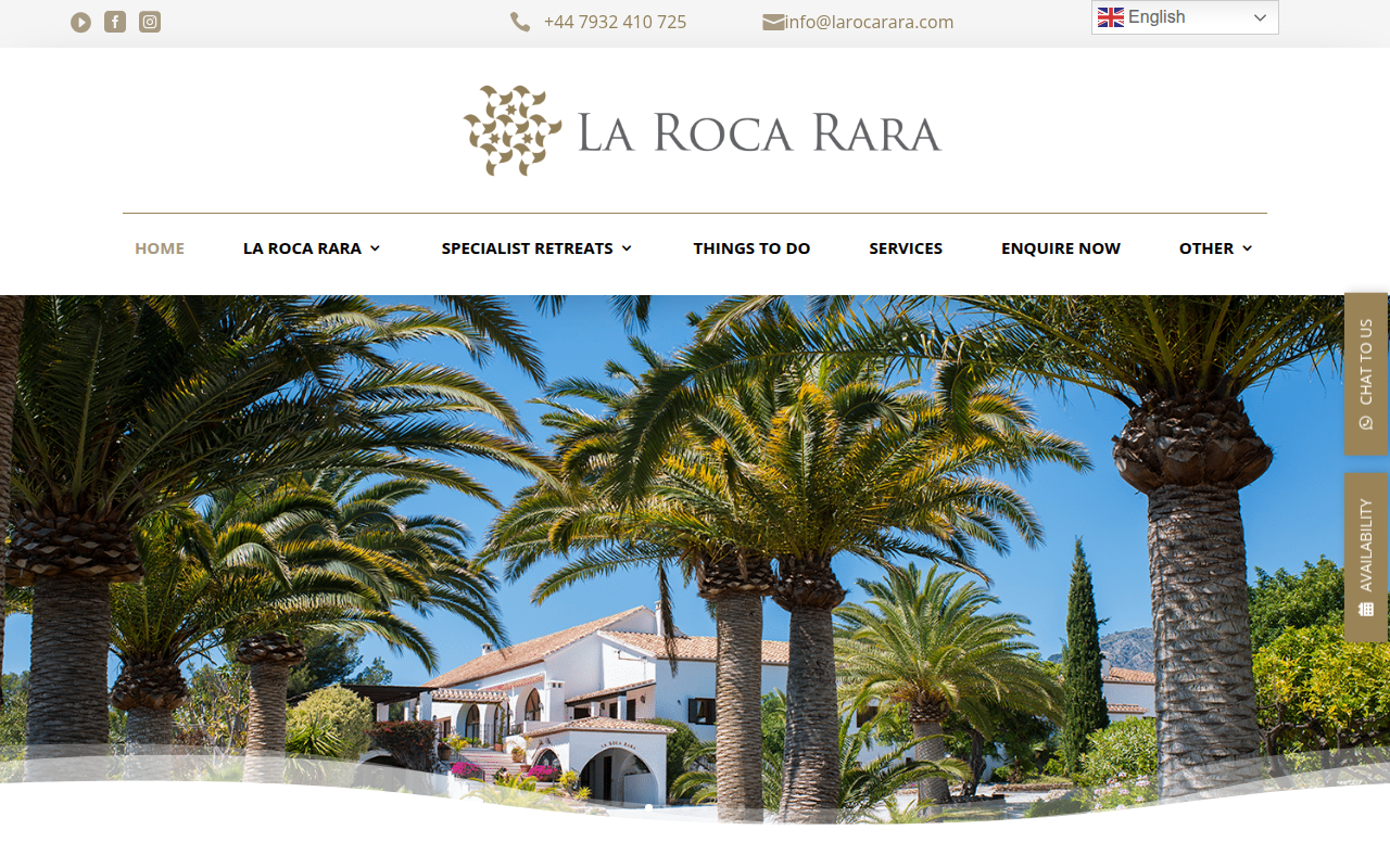 Screenshot van larocarara.com