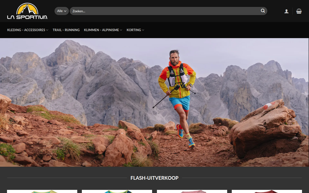 Screenshot van lasportnl.com