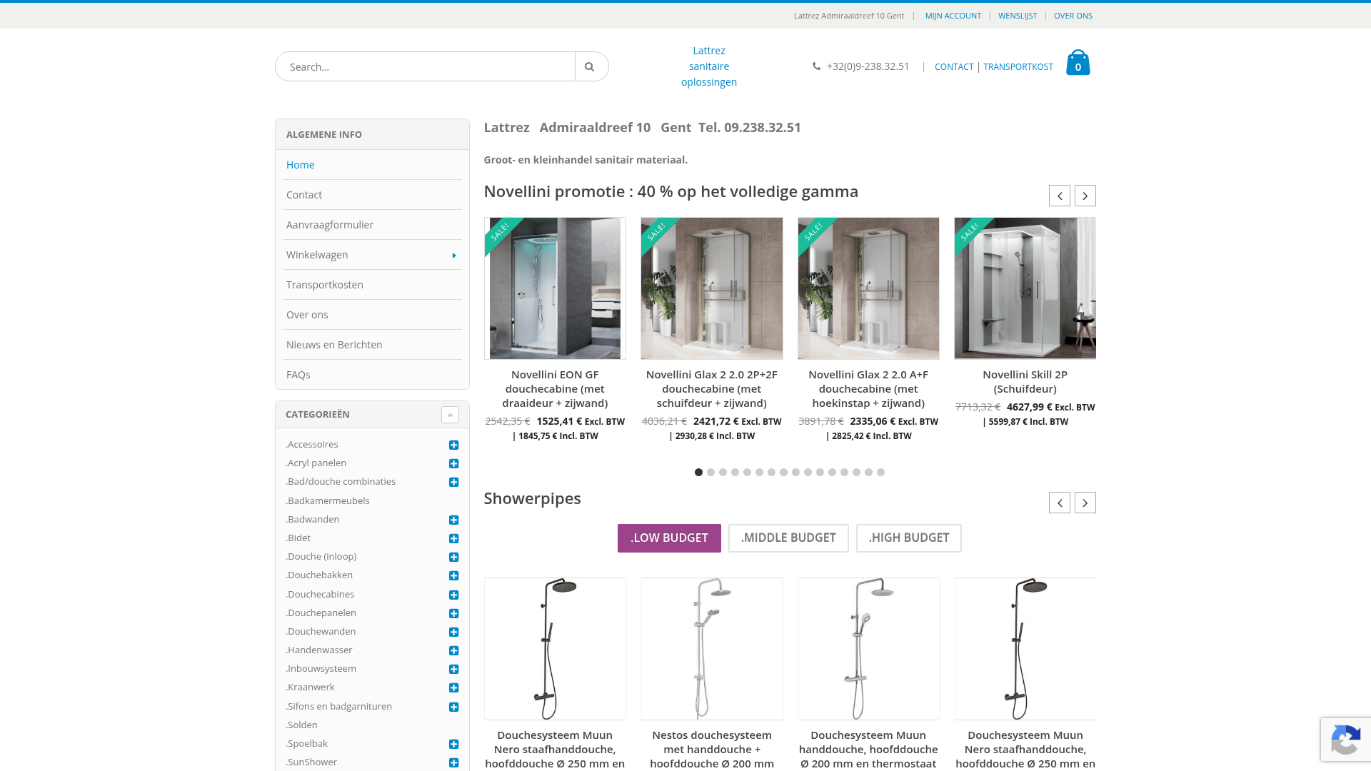 Screenshot van lattrez.be