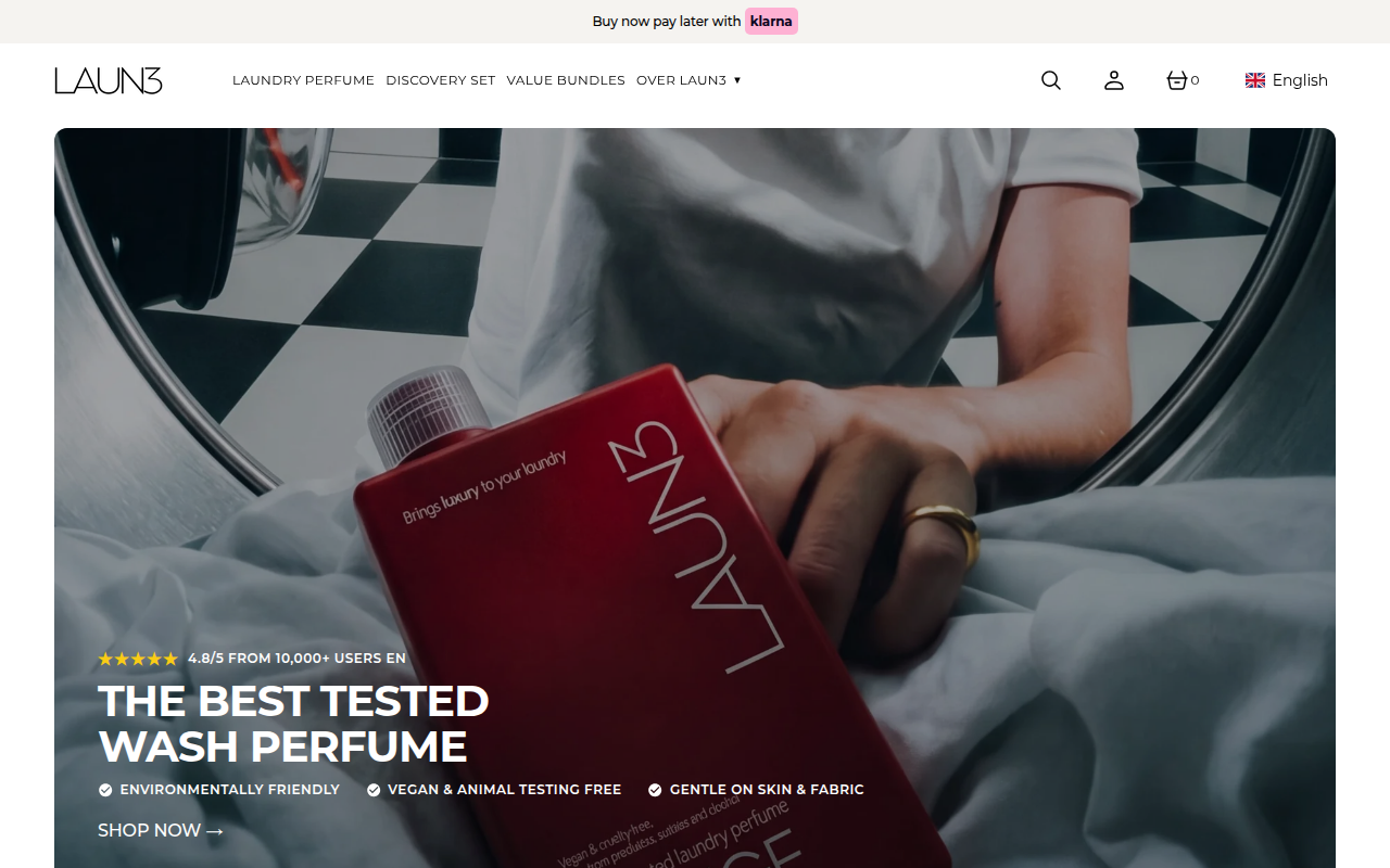 Screenshot van laun3.com