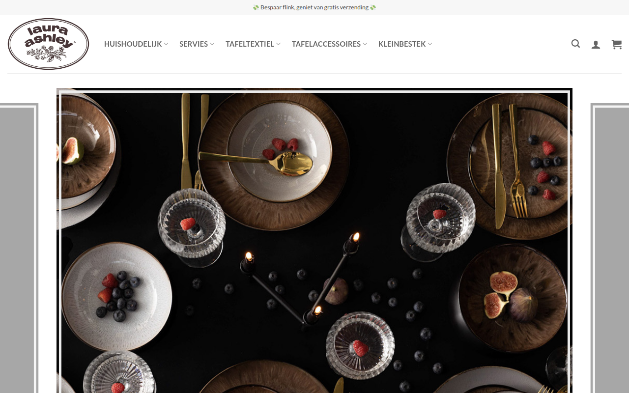 Screenshot van lauraashleyservies.com
