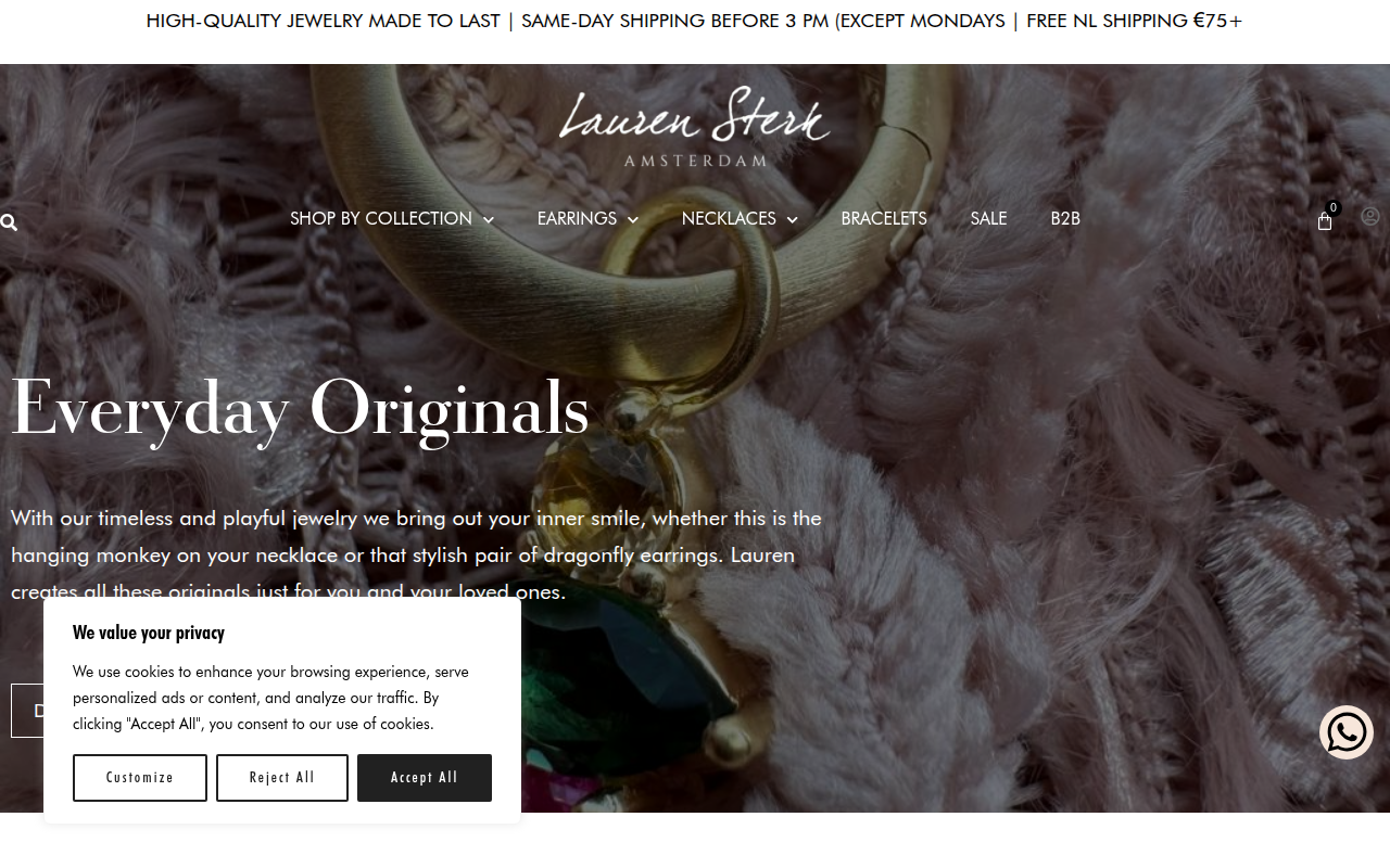 Screenshot van laurensterkamsterdam.com