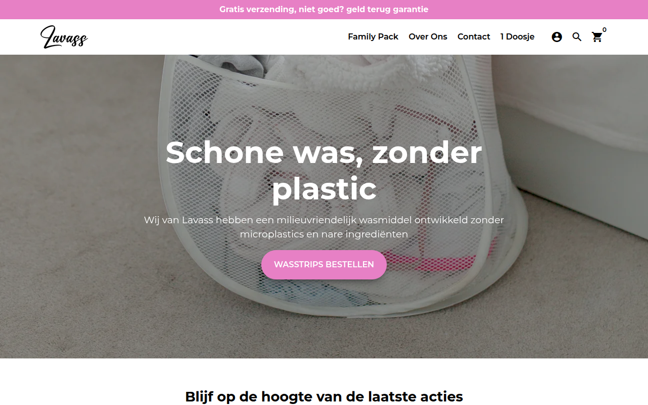 Screenshot van lavass.nl