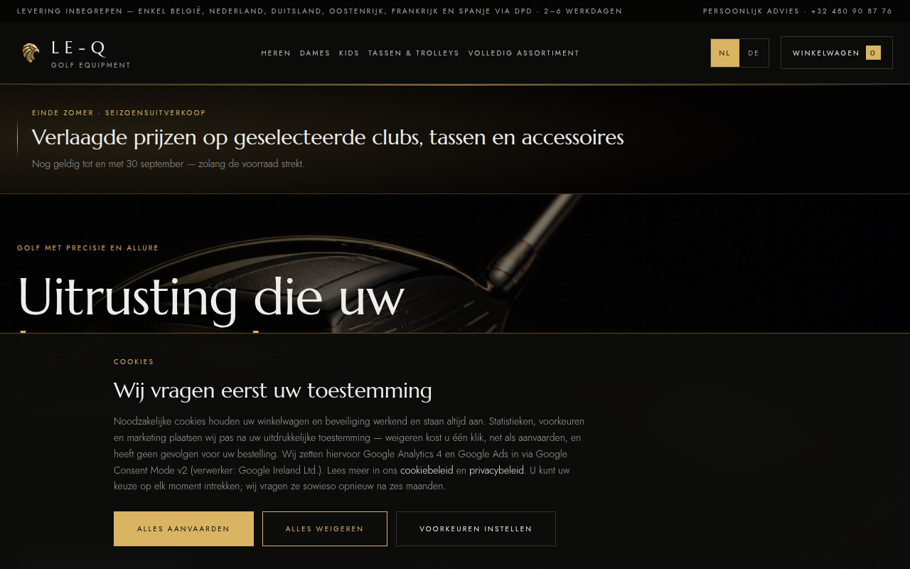 Screenshot van le-q.com
