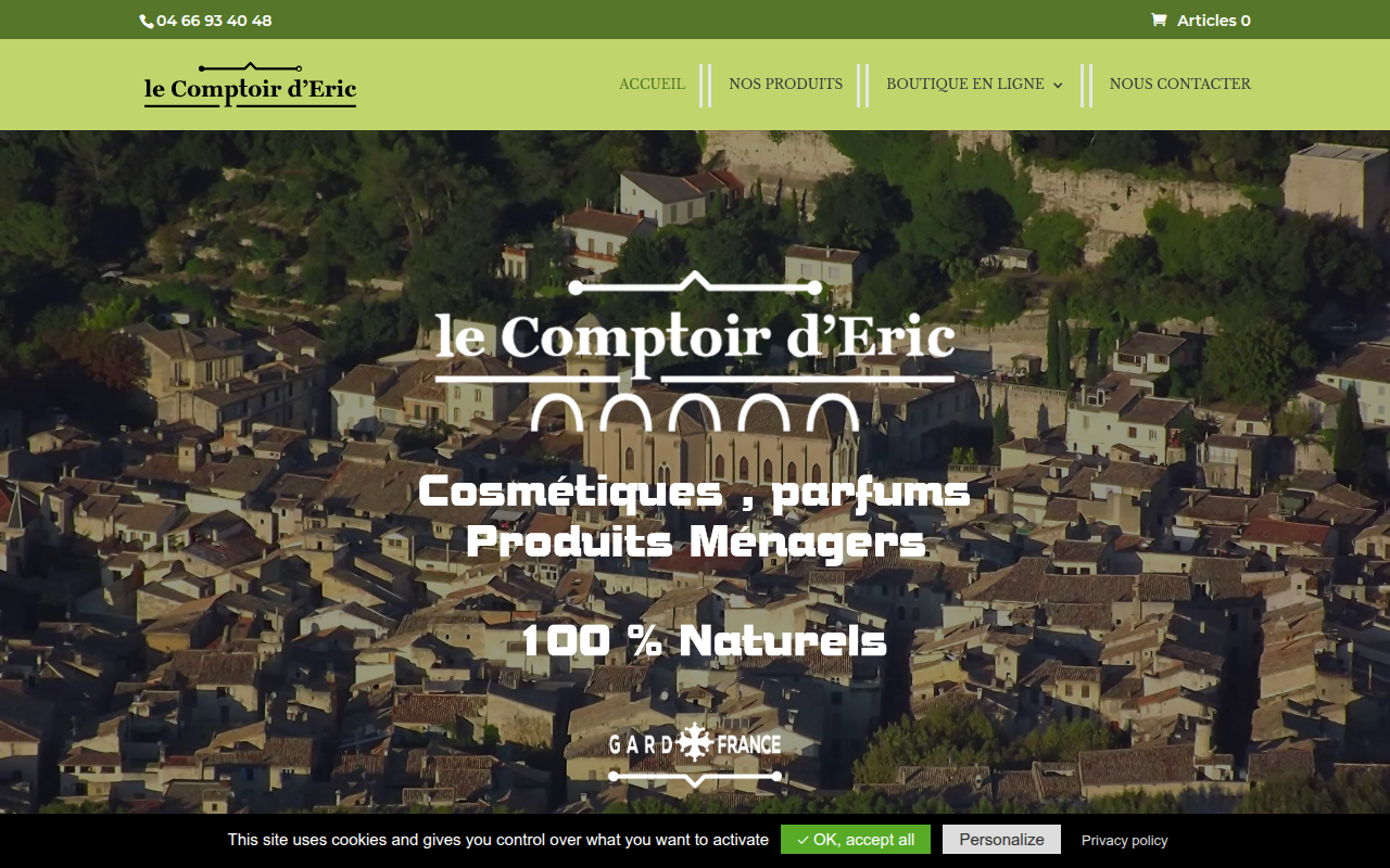 Screenshot van lecomptoirderic.fr