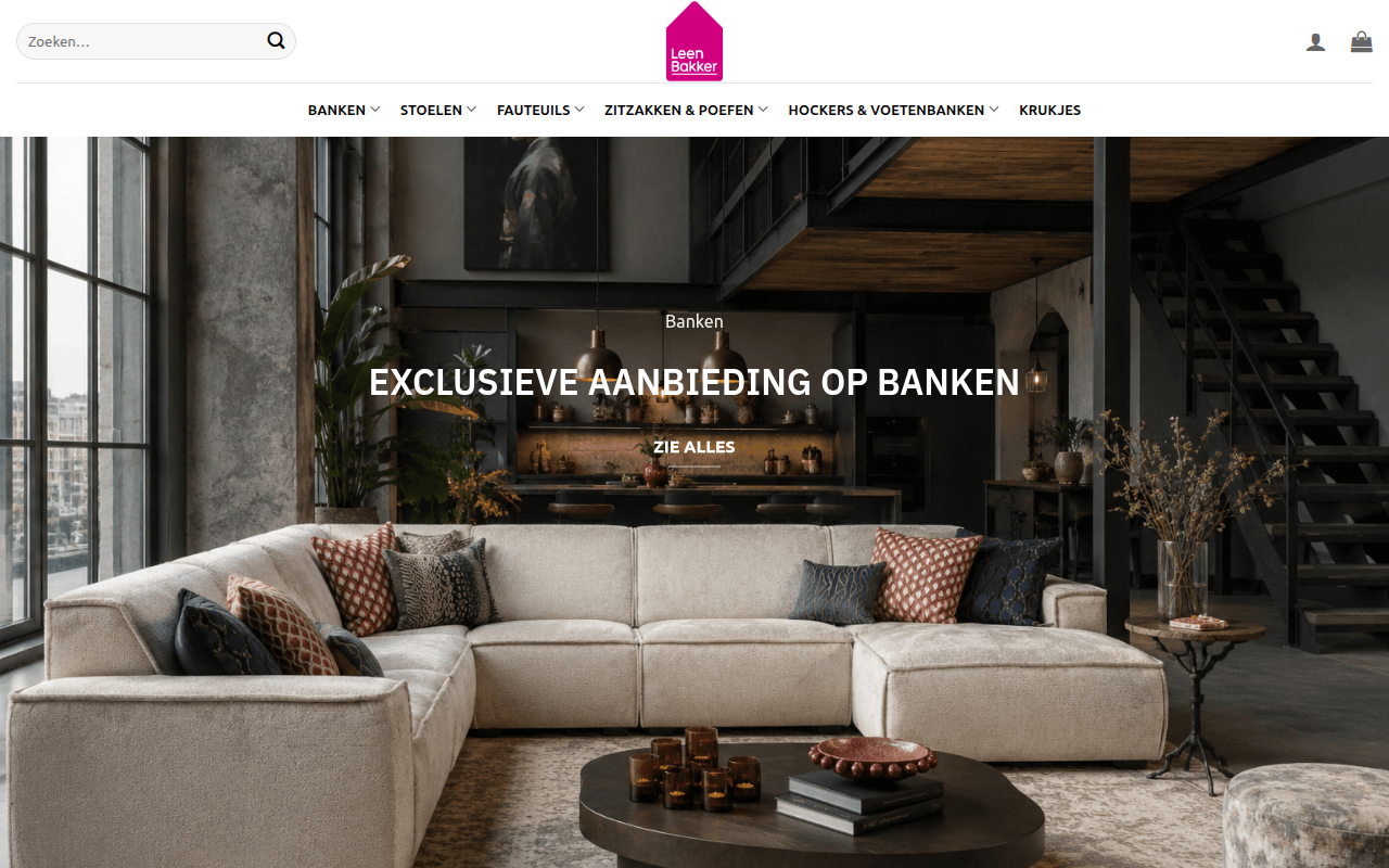 Screenshot van leenbakkerbankenshop.com
