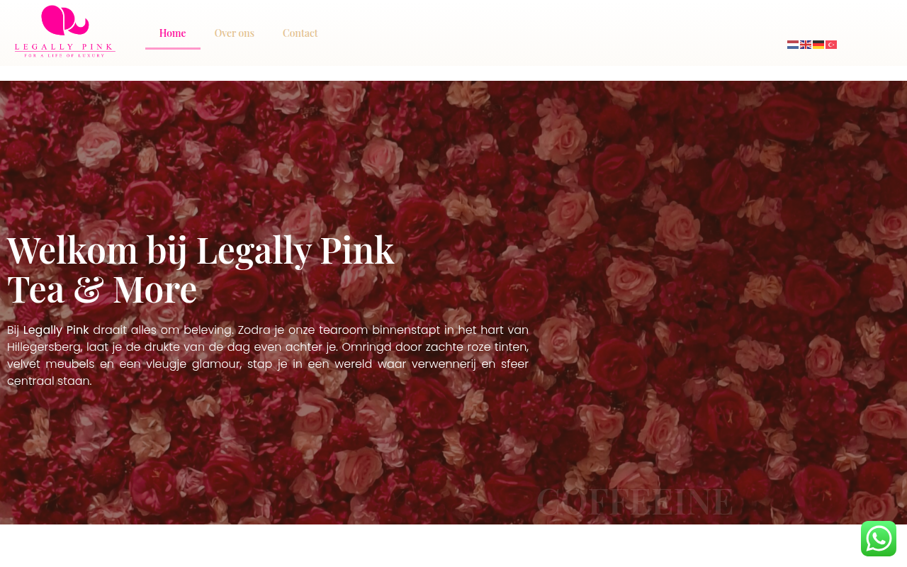 Screenshot van legallypink.nl
