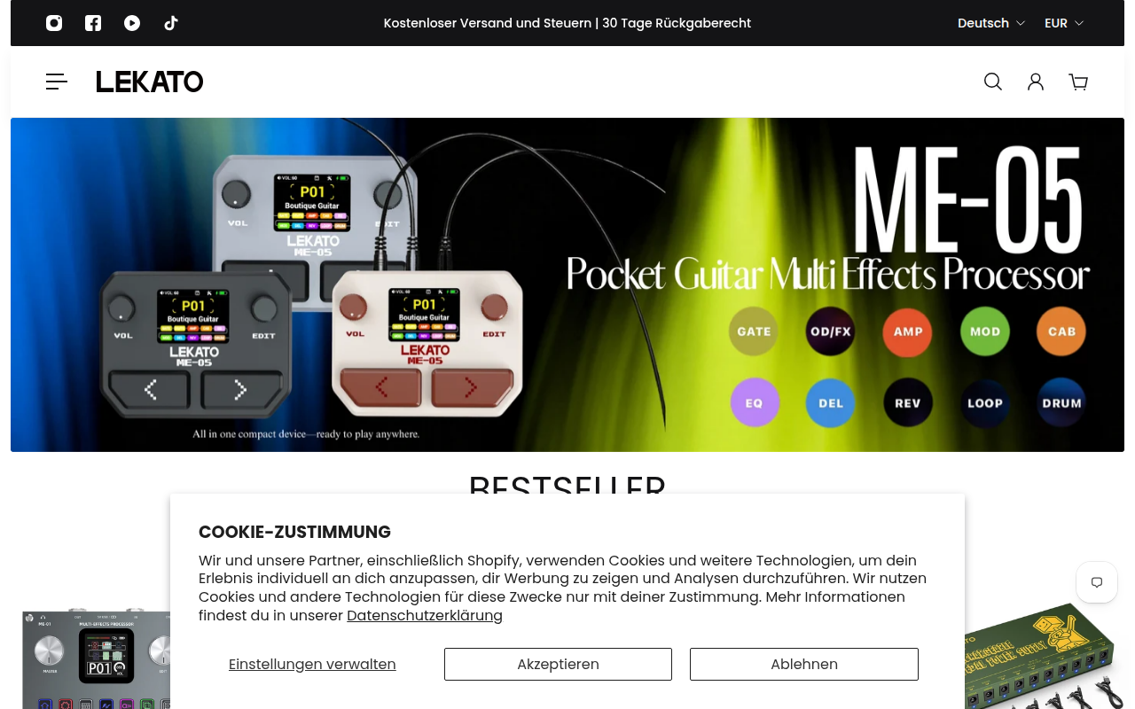 Screenshot van lekatodeal.com