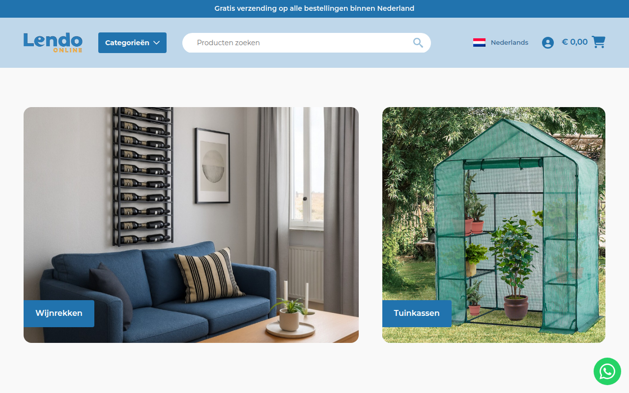 Screenshot van lendo-online.eu