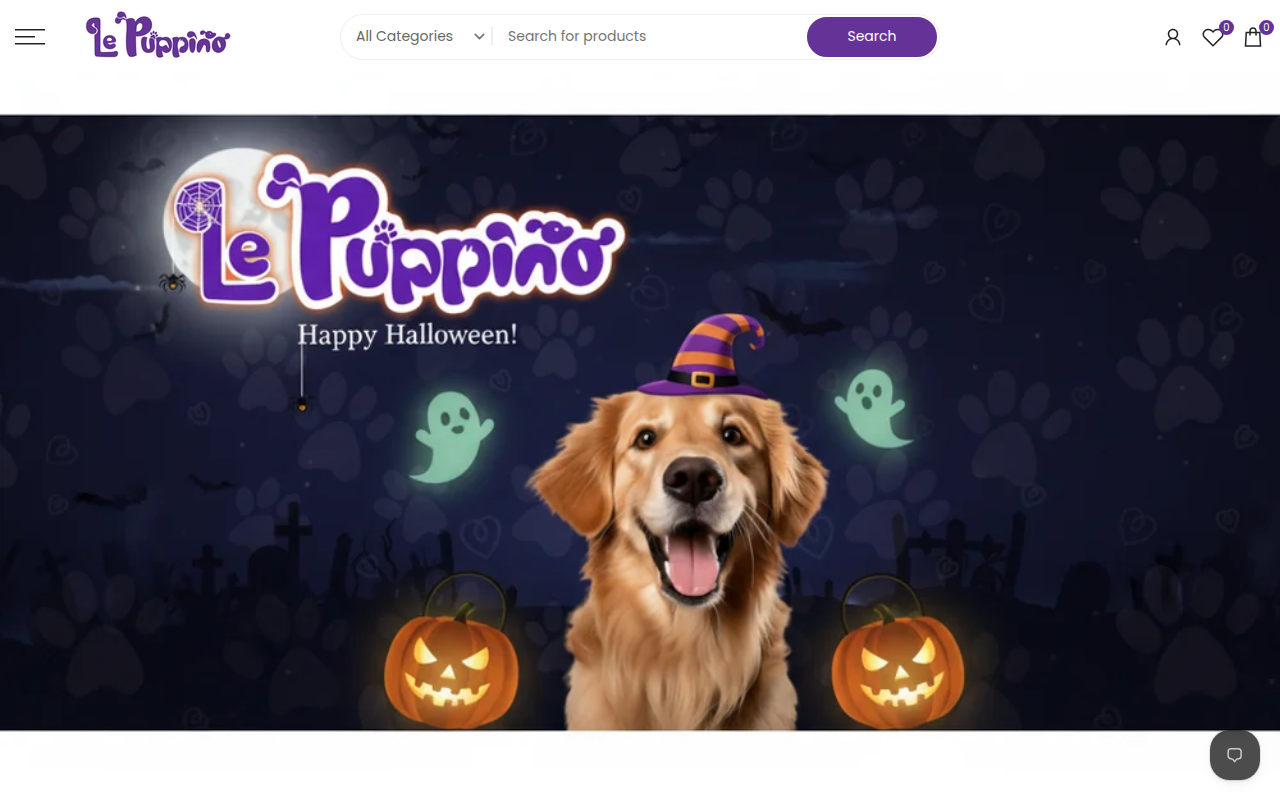 Screenshot van lepuppino.com