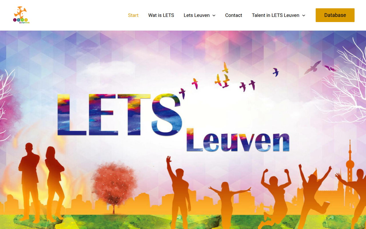 Screenshot van letsleuven.be