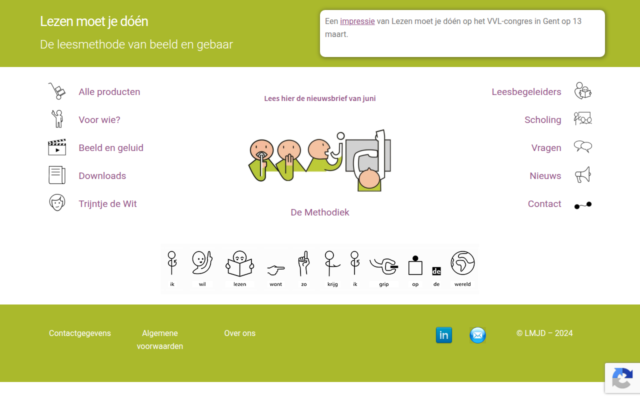 Screenshot van lezenmoetjedoen.nl
