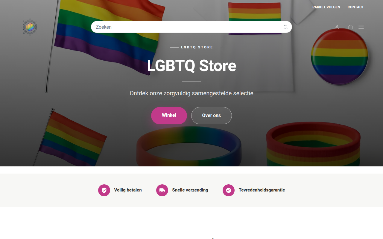 Screenshot van Lgbtqstore