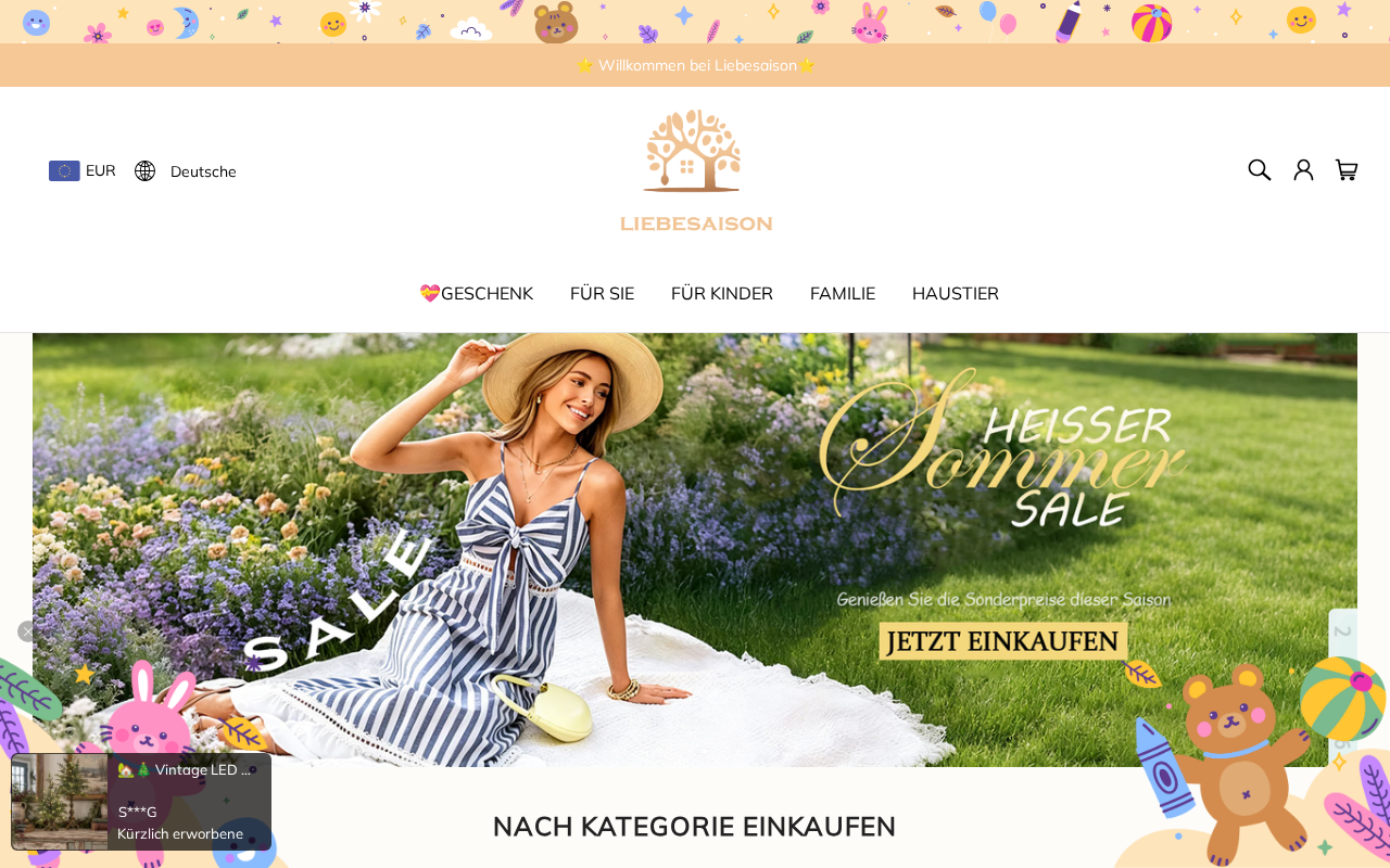 Screenshot van liebesaison.de