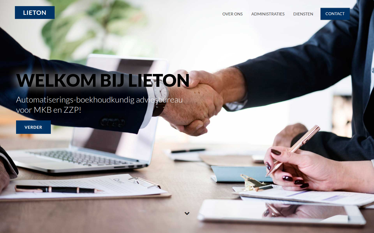 Screenshot van lieton.com