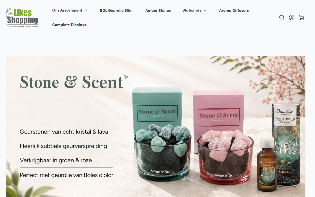 Screenshot van likesshopping.nl