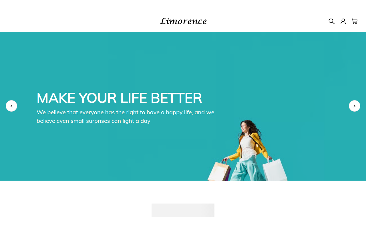 Screenshot van limorence.com