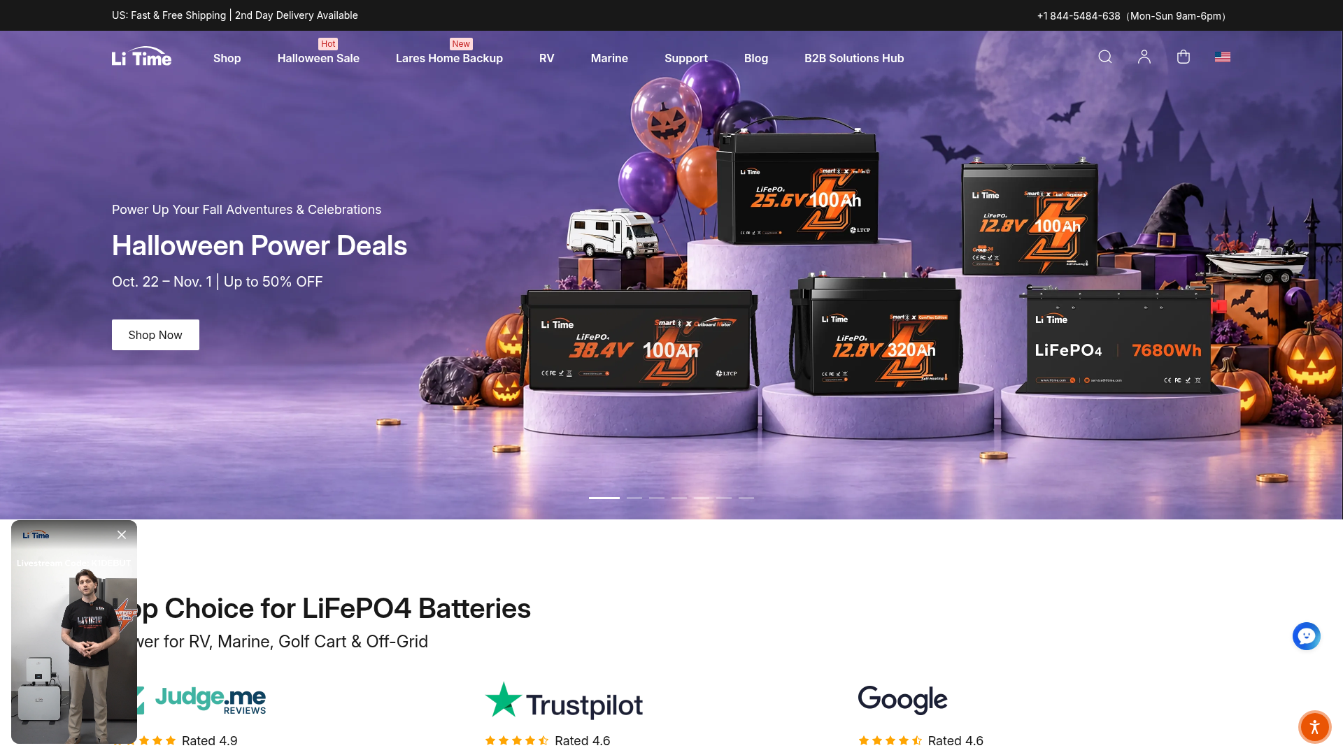 Screenshot van litime.com