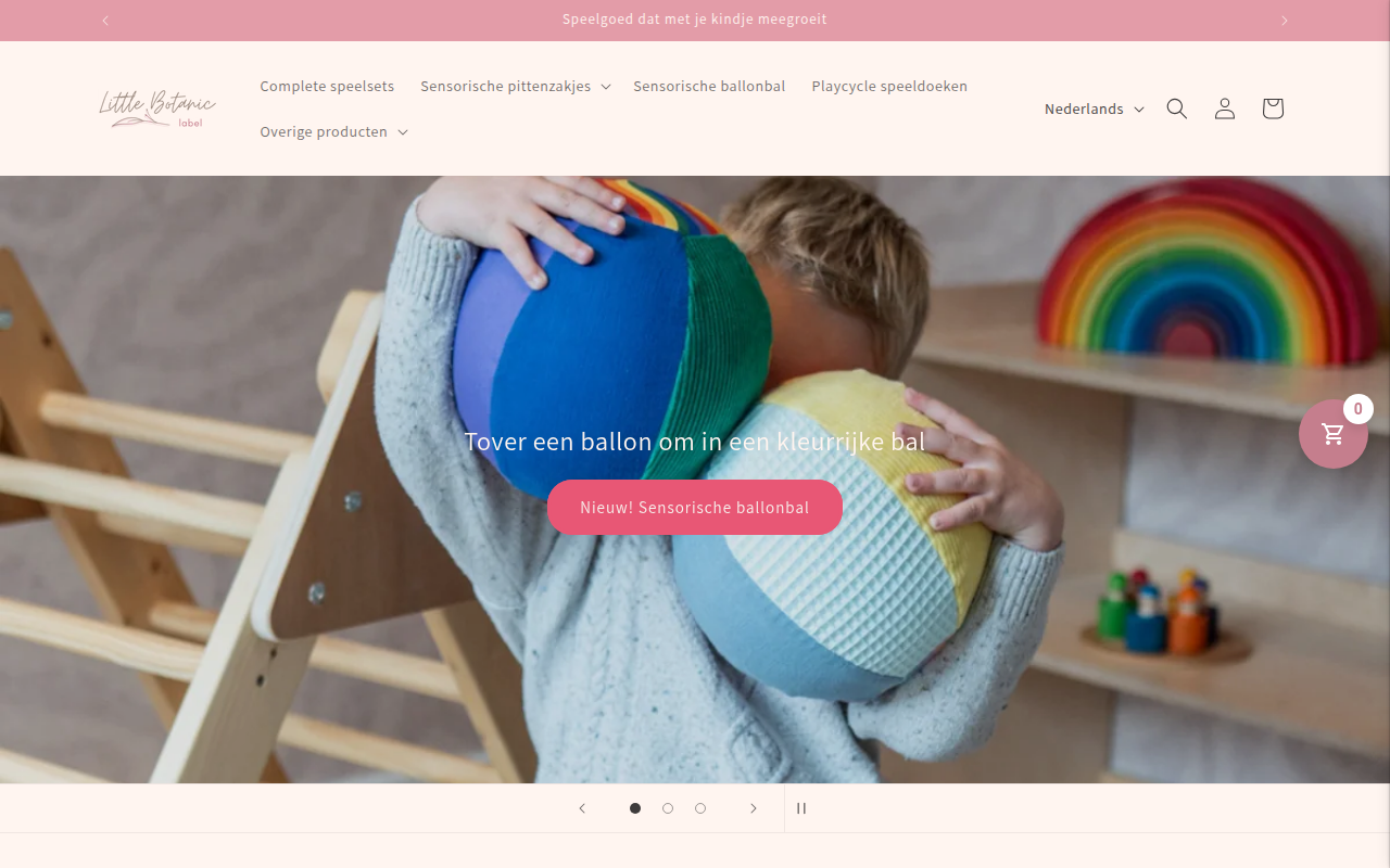 Screenshot van littlebotaniclabel.nl