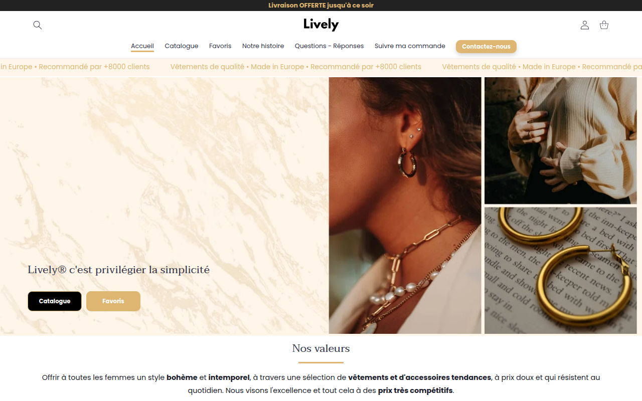 Screenshot van livelyamsterdam.com