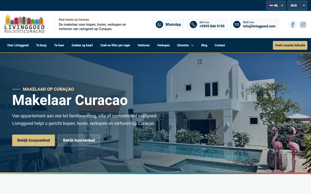 Screenshot van livinggoed.com