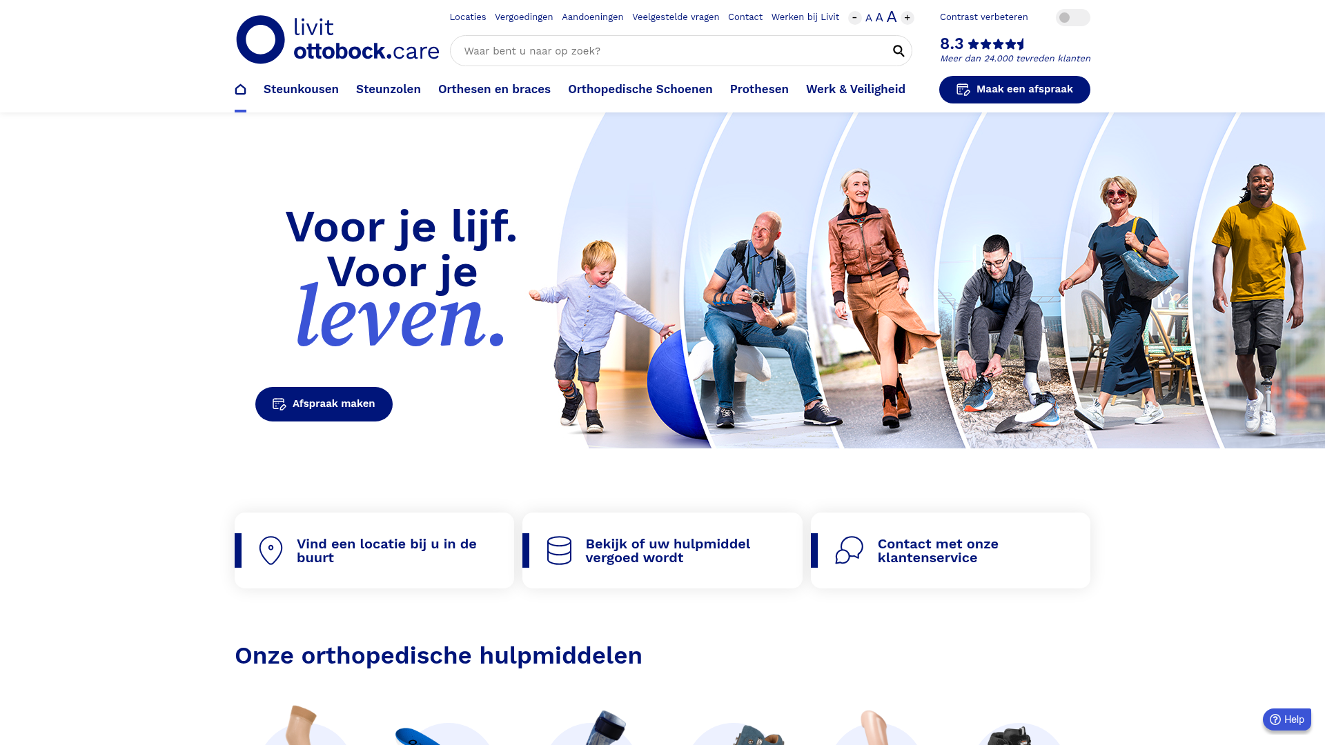 Screenshot van livit.nl