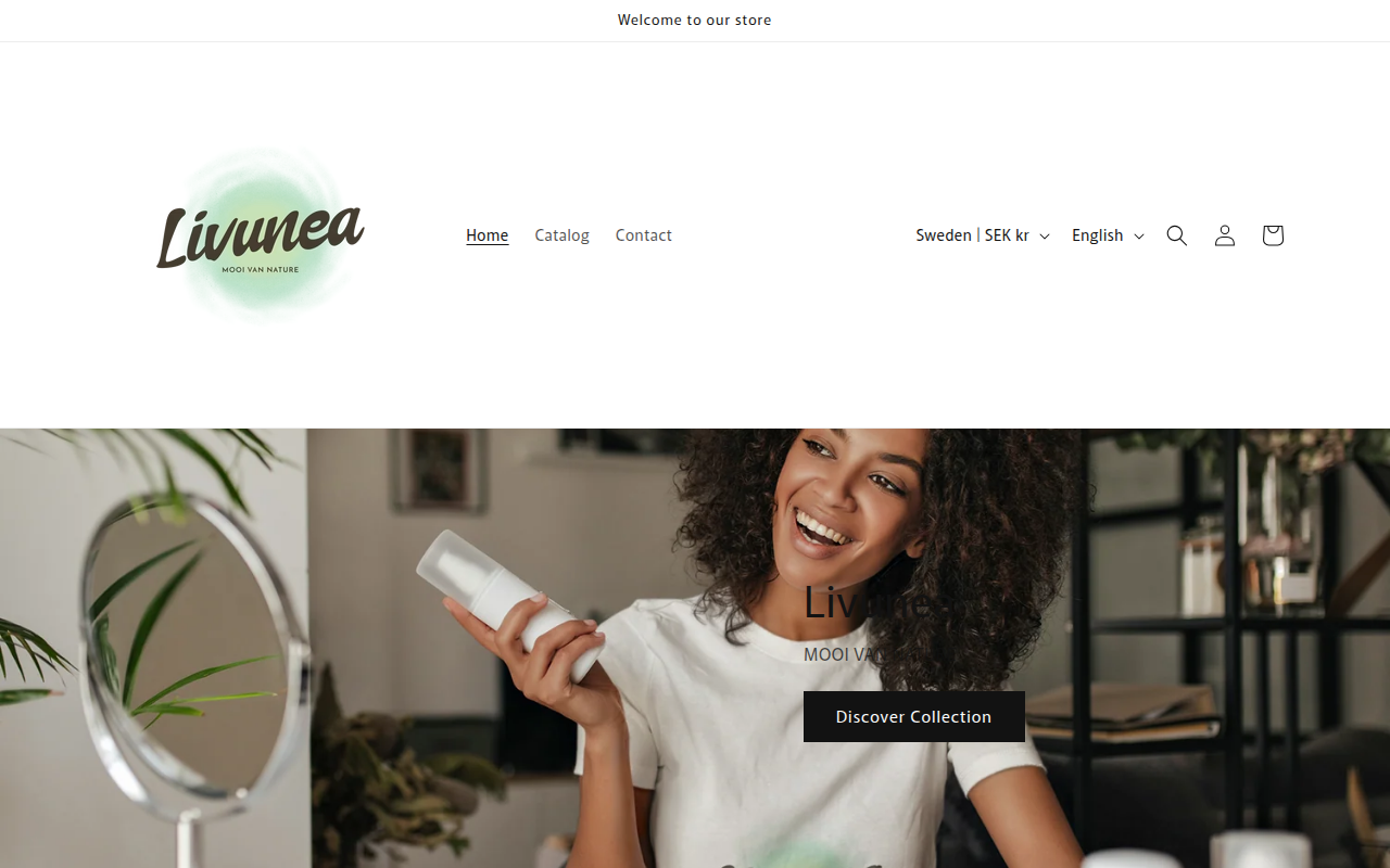 Screenshot van livunea.com