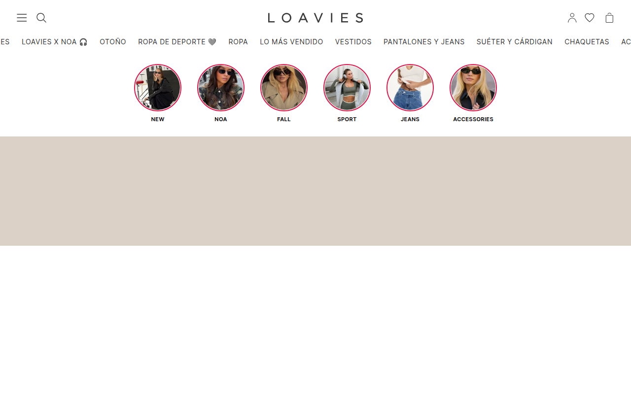 Screenshot van loavies.com