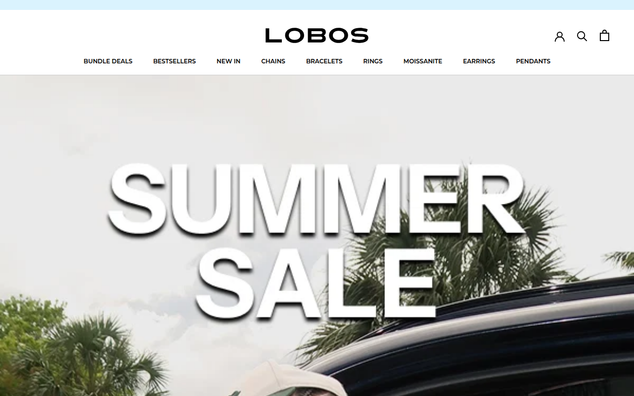 Screenshot van lobosjewelry.com