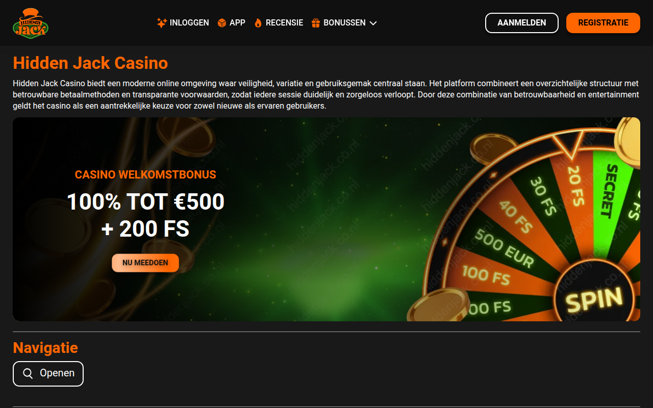 Screenshot van loebers.nl