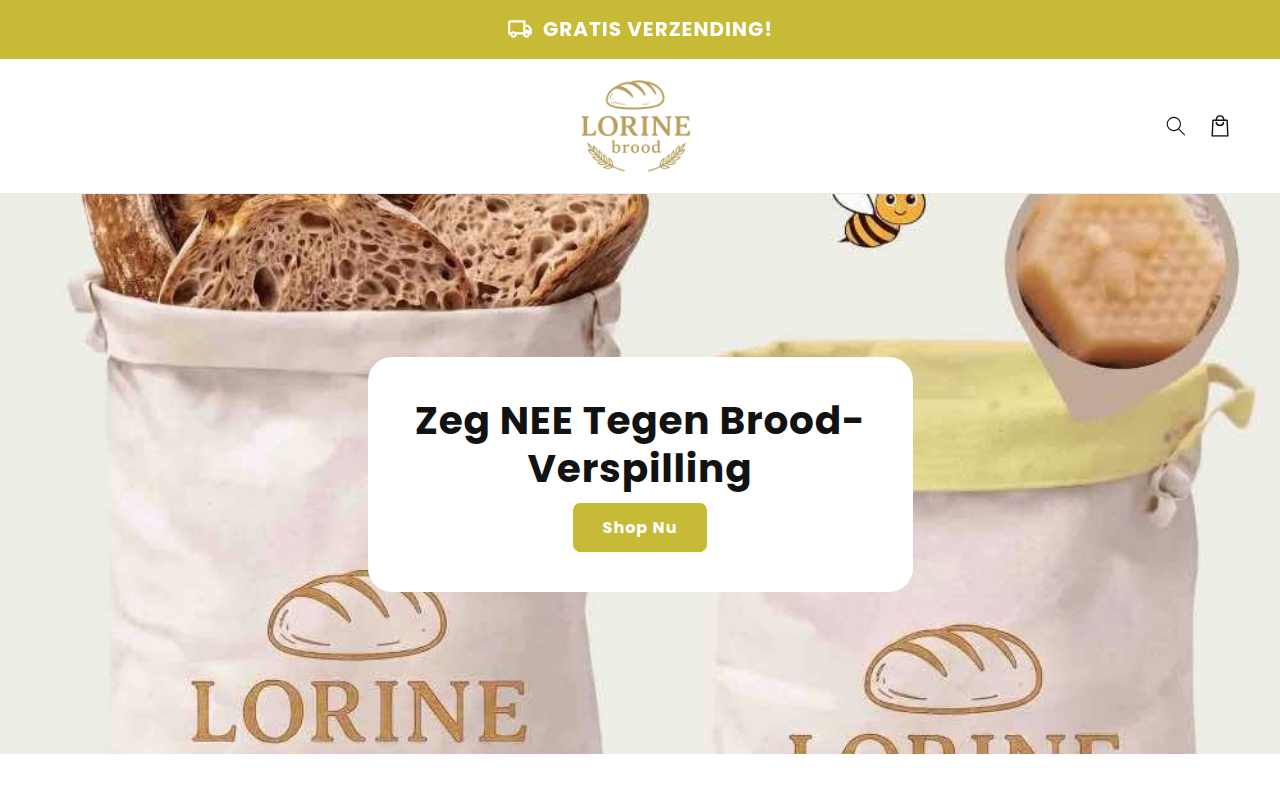 Screenshot van lorinebrood.com
