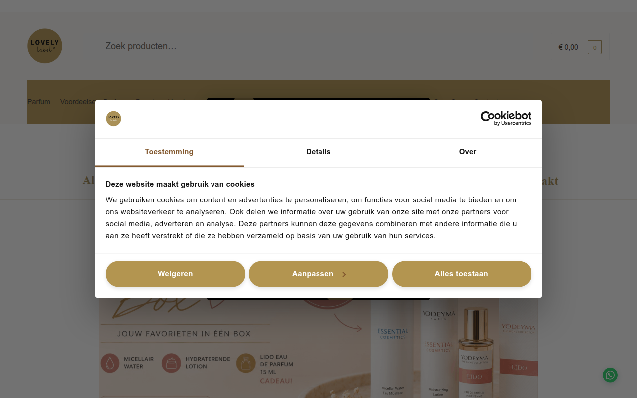 Screenshot van Lovely Label