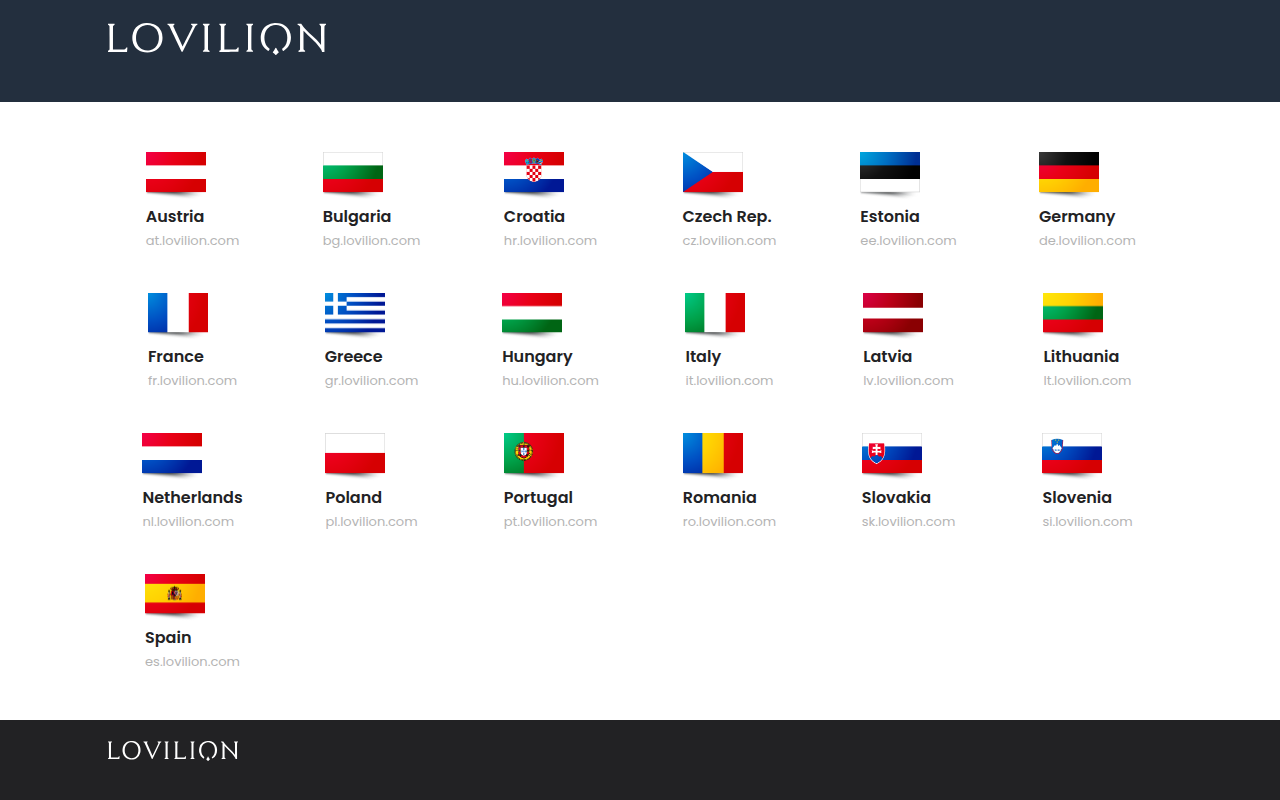 Screenshot van lovilion.com