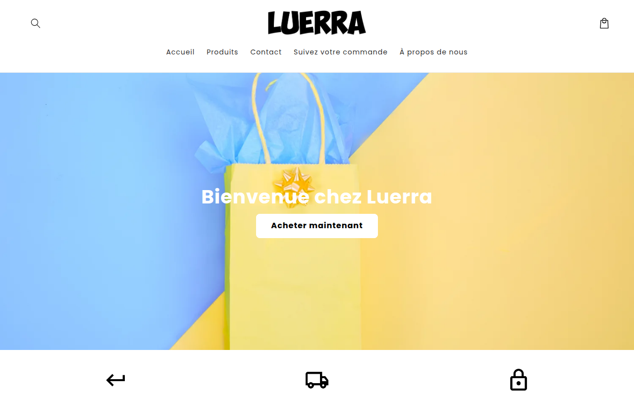 Screenshot van luerra.com